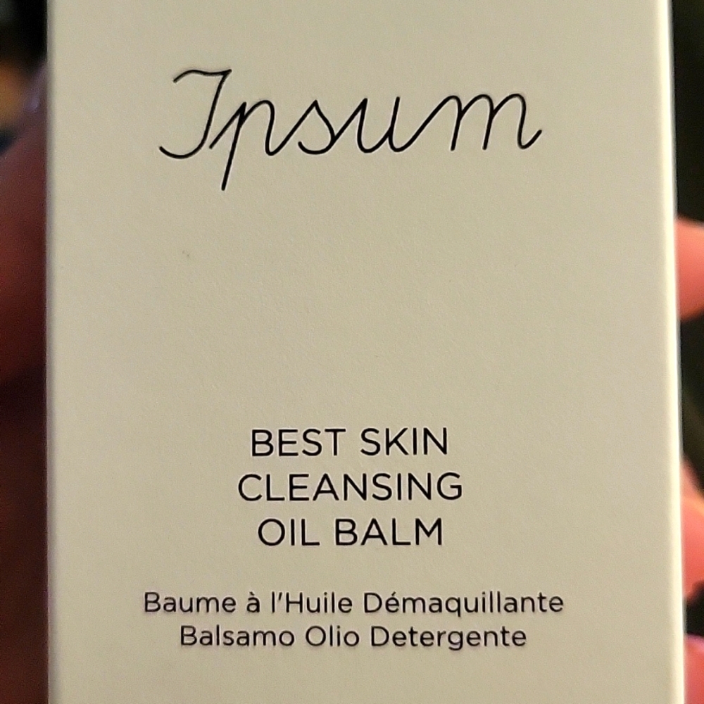 New Ipsum Best Skin Cleansing Oil Balm